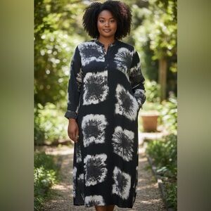 El Cortes Inglés shirt dress, stunning black color